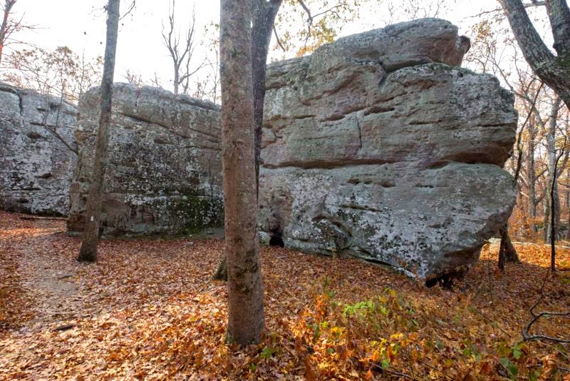 Boulders near top of Black Mountain
