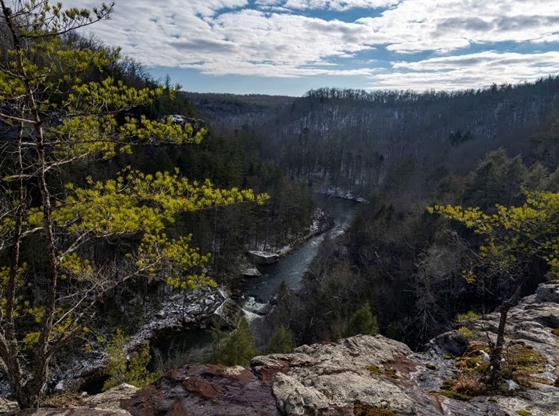 Daddys Creek from First Overlook Past Campsite (Stephens)