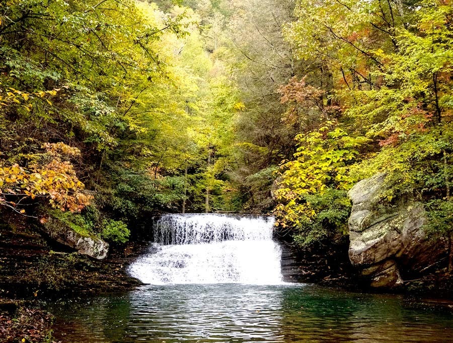 McGill Creek Falls on a late October afternoon (Stephens)