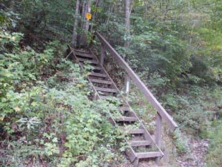 Wooden Stairway on Hwy 27 (Don Taylor)