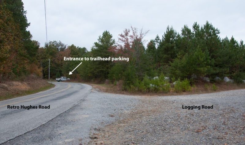 Approach to Retro Hughes Trailhead (Don Deakins)