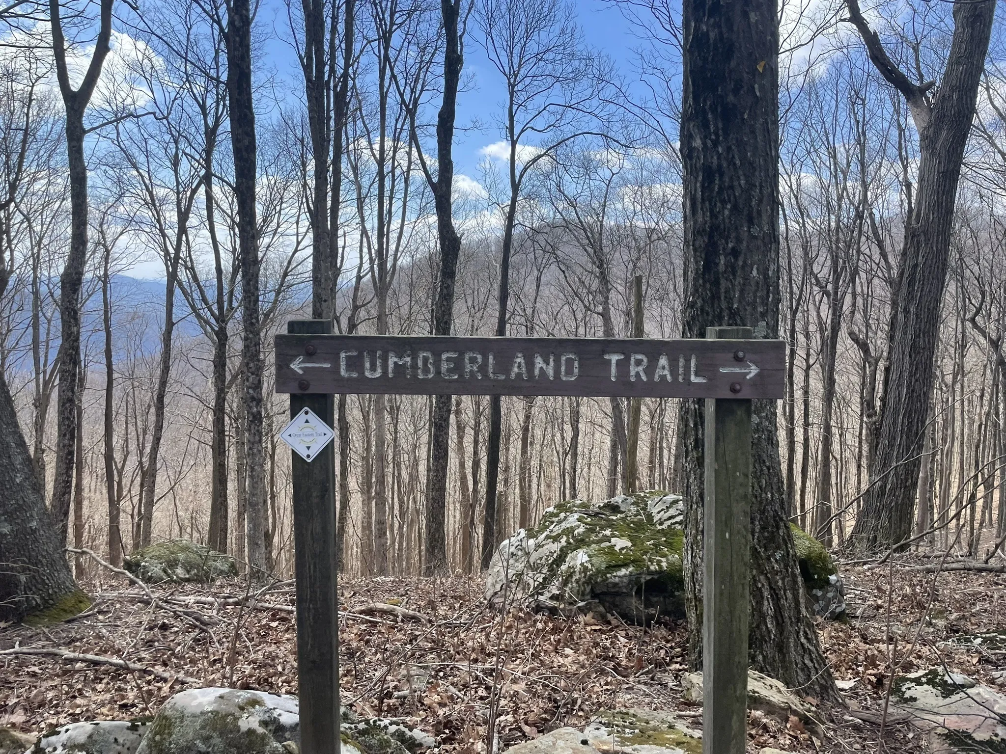Bird Mountain trail sign