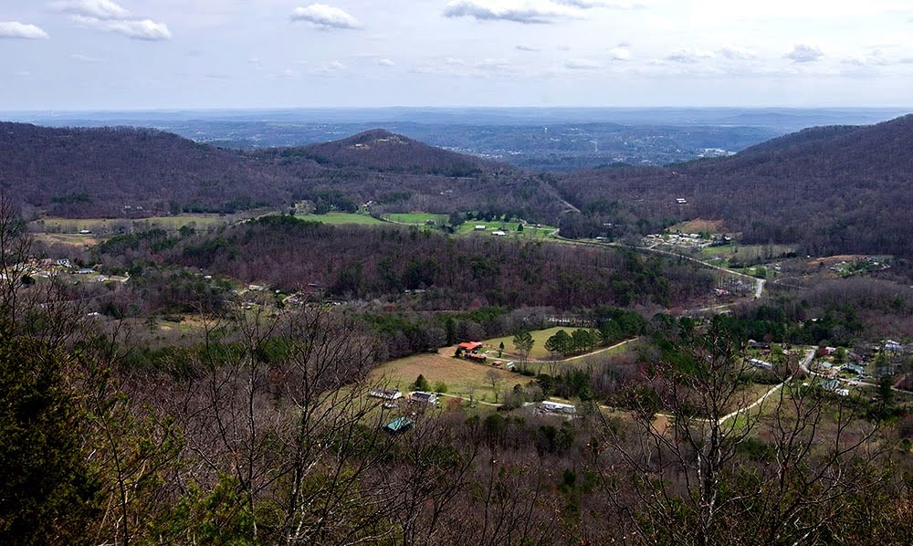 View from North Cranmore on the Graysville Segment. (Stephens)